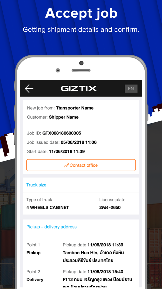 #2. Giztix Driver (iOS) Podle: Giztix Co.,Ltd.