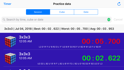 Speed Cuber Timer screenshot 2