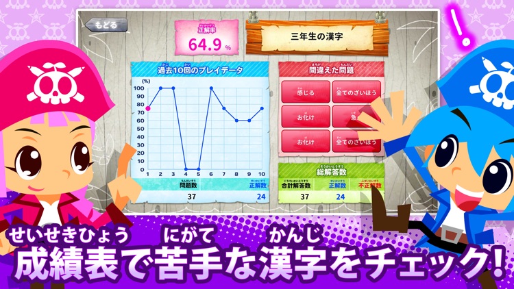 国語海賊【教育機関向け】～小学漢字の海～ screenshot-4