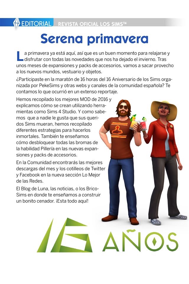 Los Sims Revista Oficial screenshot 2