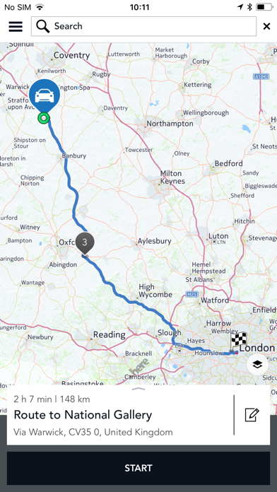 Land Rover Route Planner Screenshot