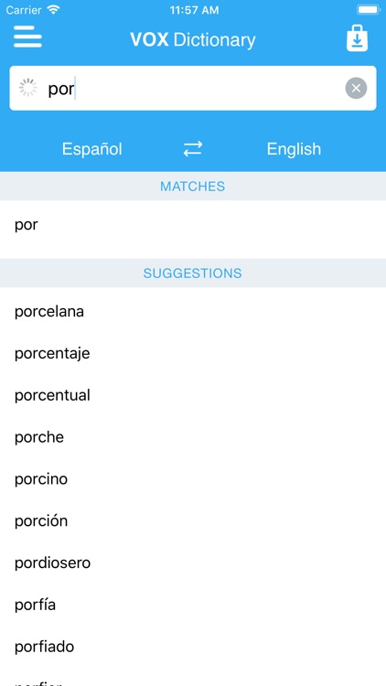 VOX English<>Spanish