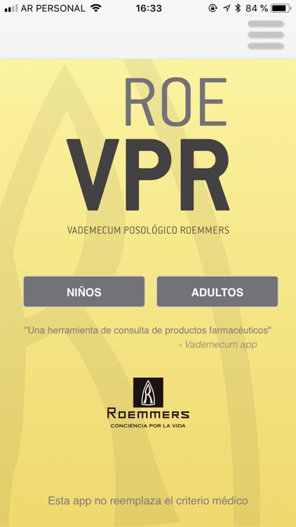 Vademécum Posológico Roemmers