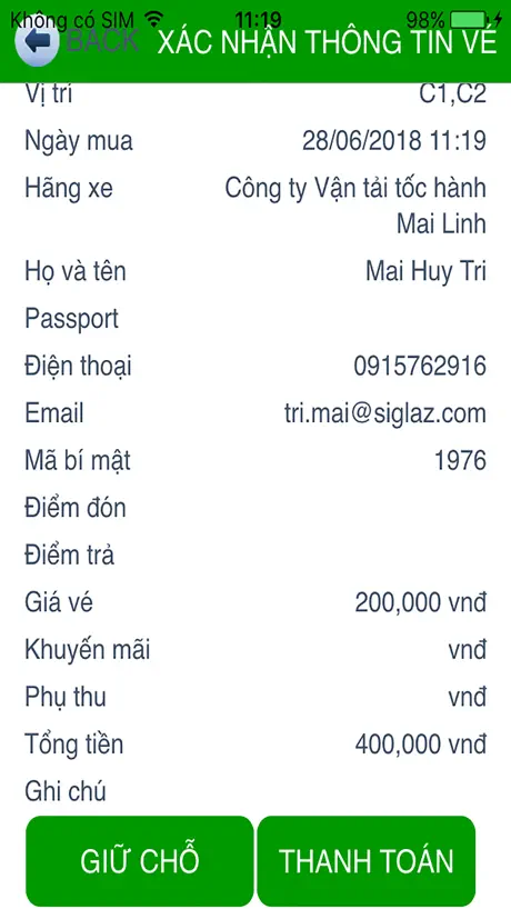 MaiLinhExpress