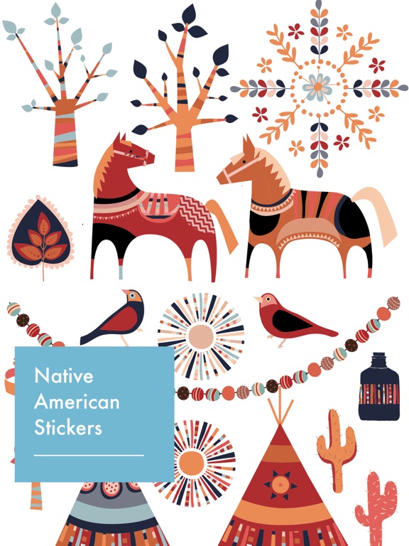 Screenshot #4 pour Native American Stickers
