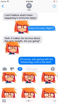 Jenny LeClue Stickers screenshot 2