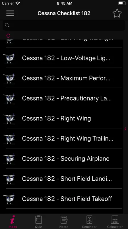 Cessna 182 Preflight Checklist screenshot 5 of 8