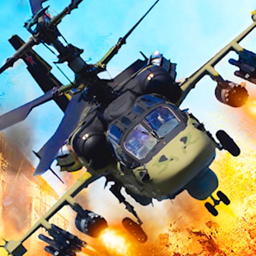 Helicopter Gunship Air Attack