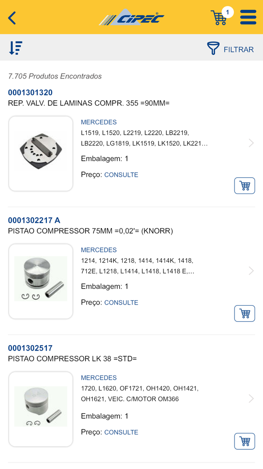 #3. Cipec - Catálogo (iOS) 由: Cipec Industrial de Autopecas LTDA