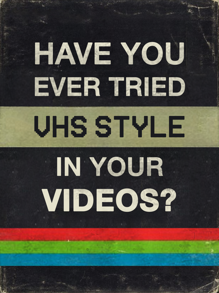 VHS Cam Vintage Video Editor