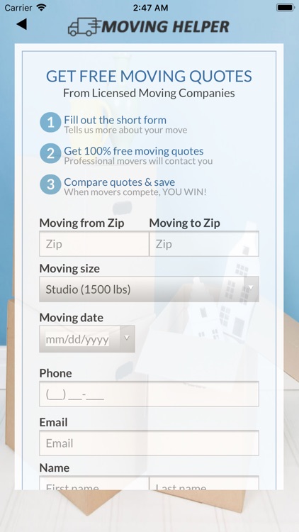 Moving Cost Calculator & Help screenshot-3