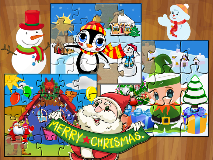 Santa Puzzles Christmas Games