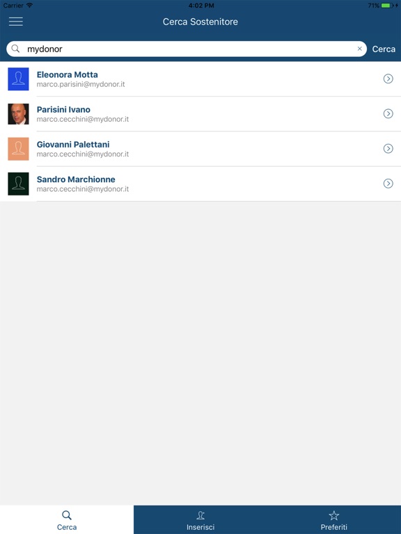 Screenshot #4 pour myDonorNX