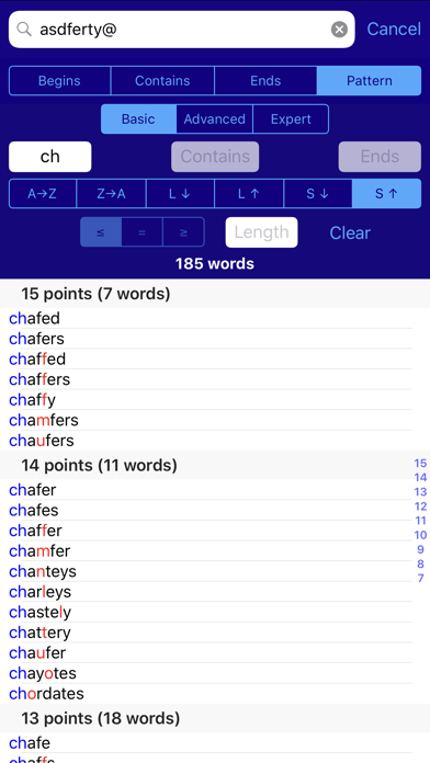 Lexica Word Finder Pro screenshot 5