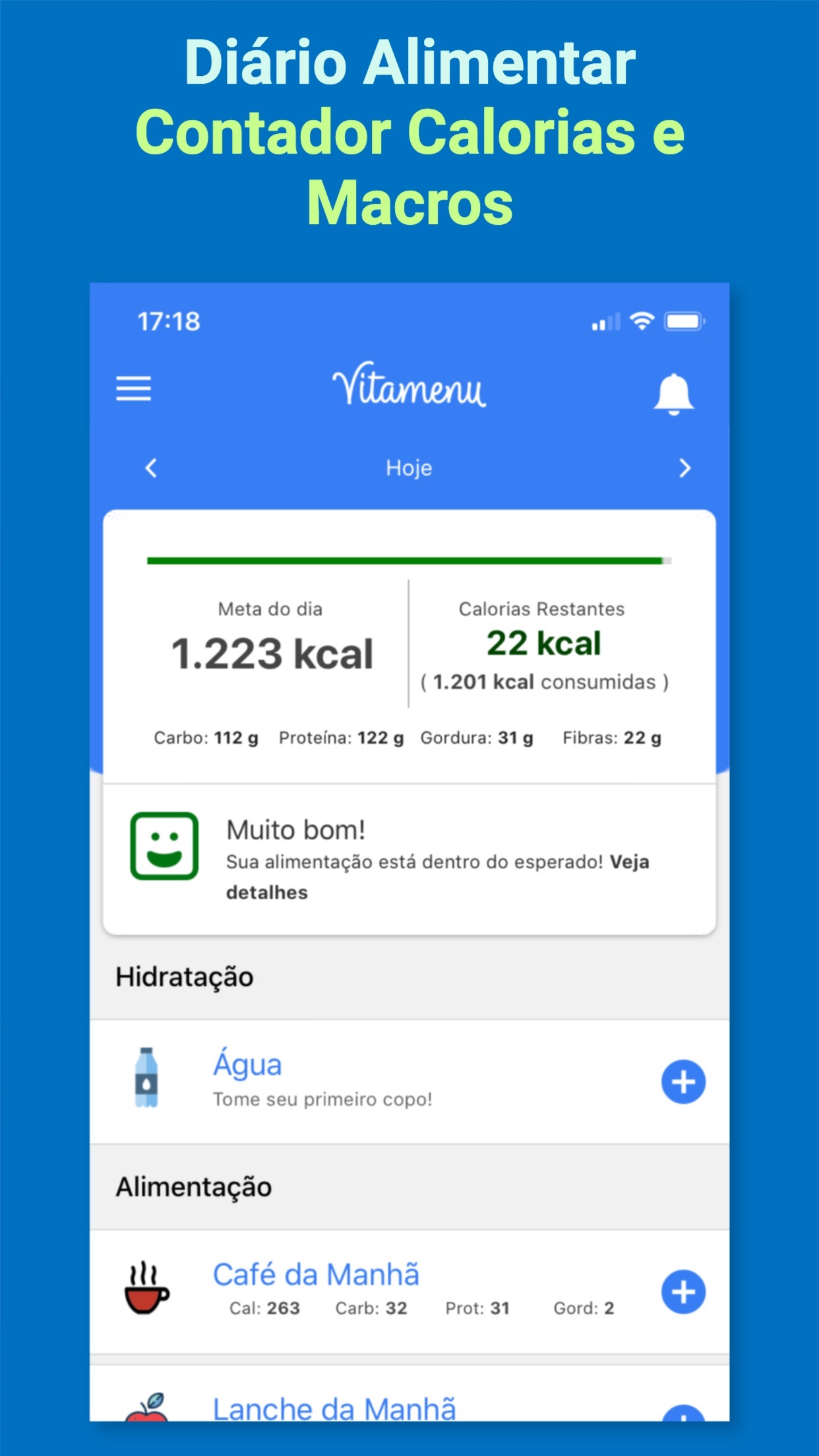 Screenshot do app Vitamenu - Dieta com Saúde