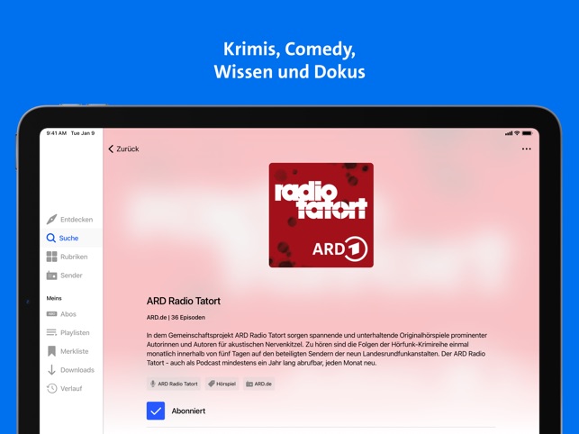ARD Audiothek im App Store