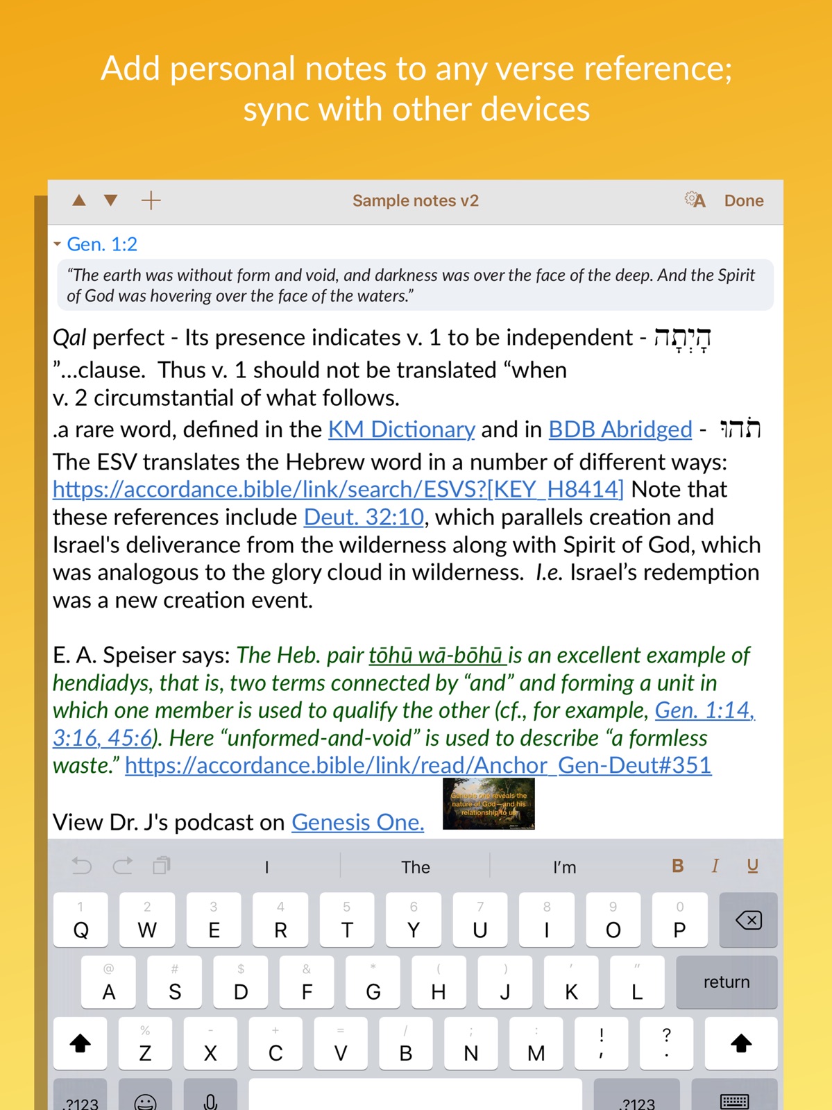 Accordance Bible Software ipad screenshot 4