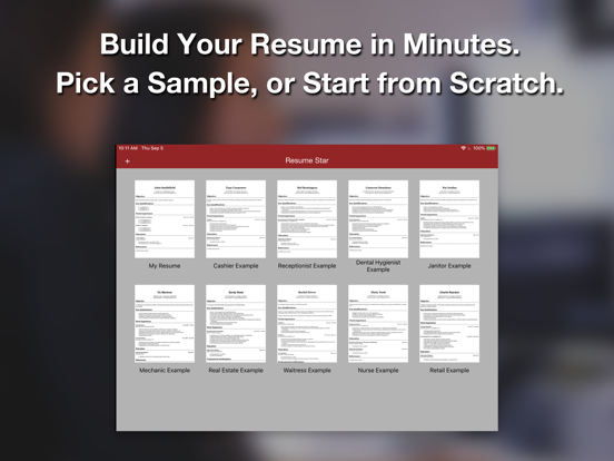 Resume Star: Pro CV Maker iPad app afbeelding 3
