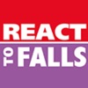 React to falls icon