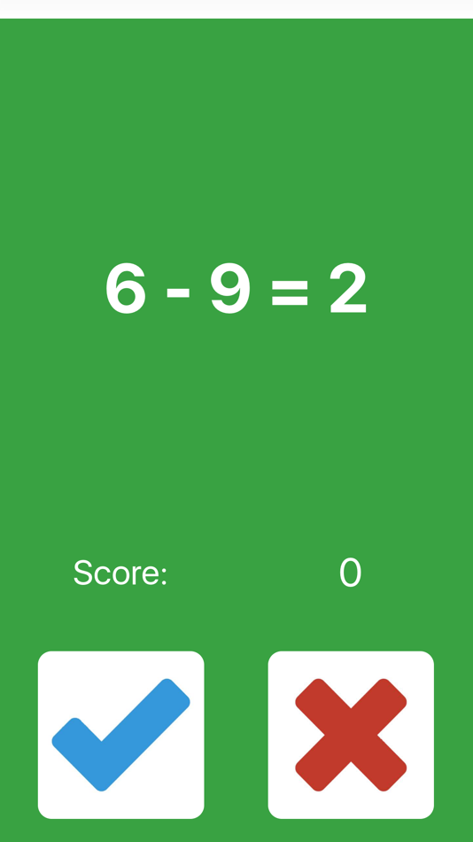 #2. Two Second Math Quiz (iOS) Podle: Lukas Fecke