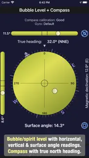 bubble level + compass iphone screenshot 1