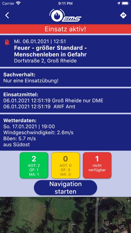 Dräger EMS-Alarm