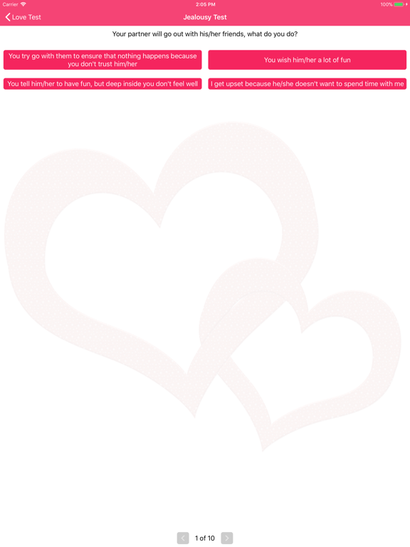 Love test compatibility iPad screenshot 4 - Entertainment app