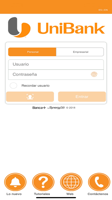 UniBank Screenshot