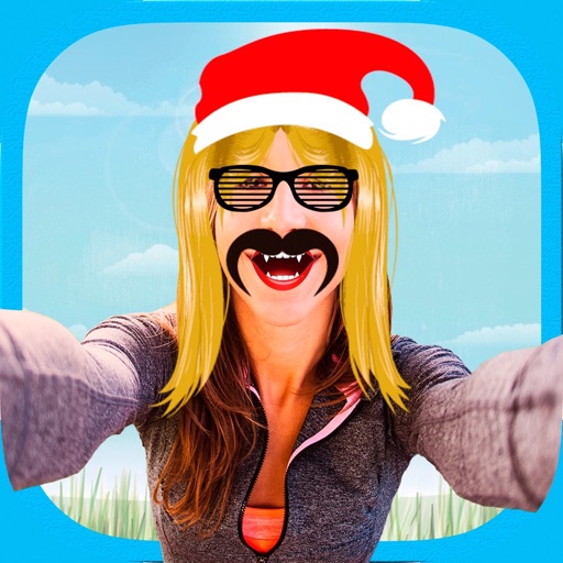 Funny stickers filters icon