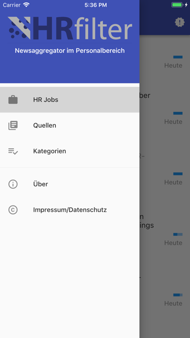 Screenshot #2 pour HRfilter News