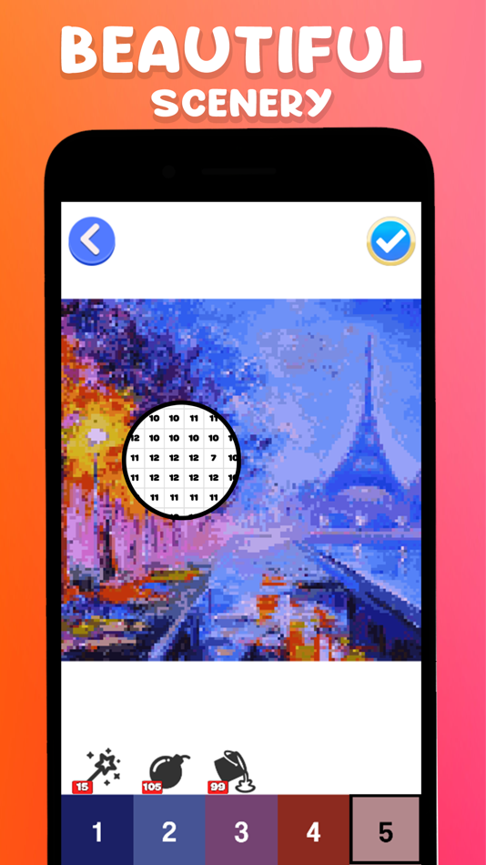 #5. Coloring Apps: Color by Number (macOS) 由: Meow Studios