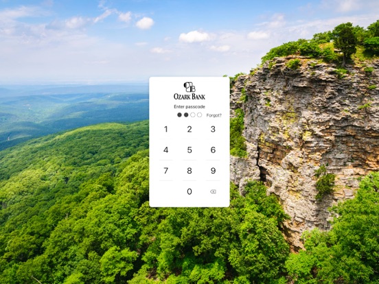 Ozark Bank iPad screenshot 2 - Finance app