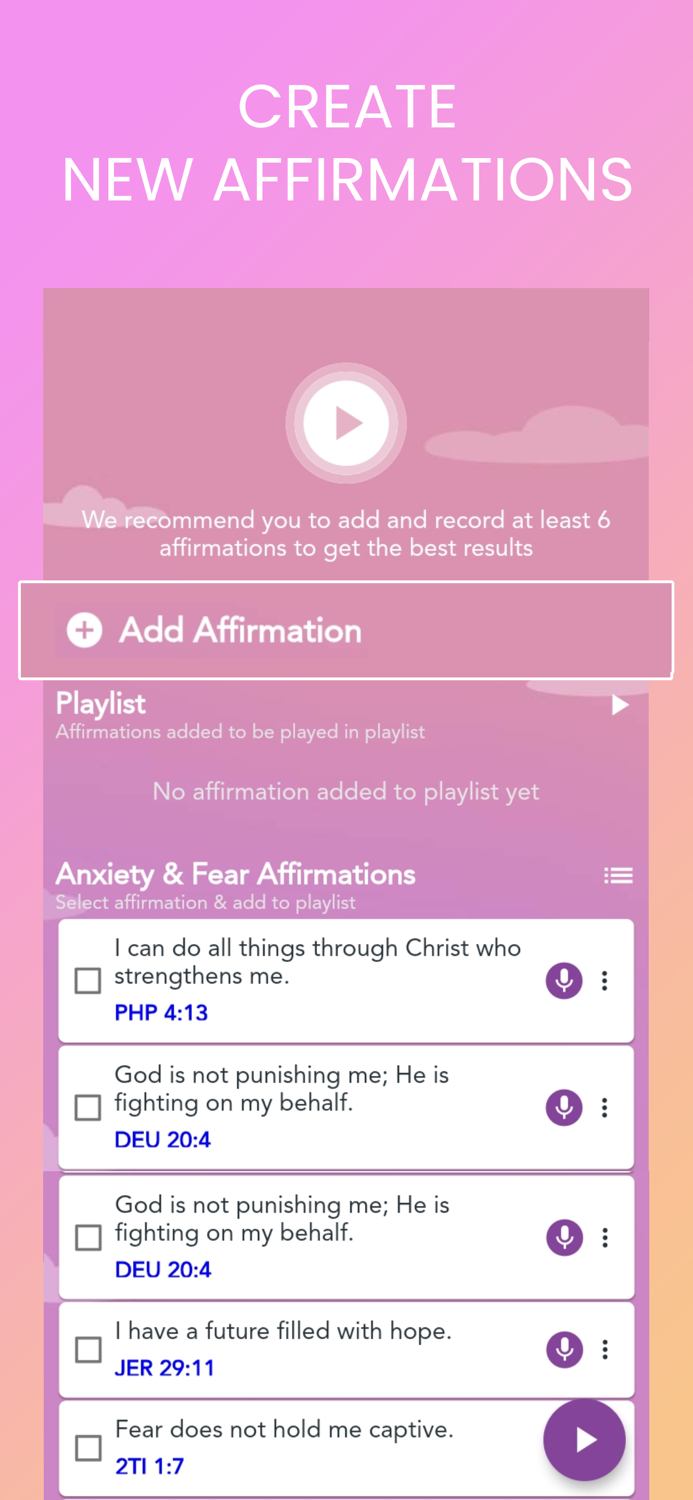 I Am Christian Affirmations