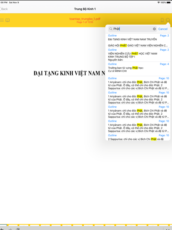 Minh Chau Toan Tap iPad screenshot 5 - Book app