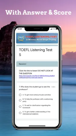 Game screenshot EZ Test - TOEFL® Listening hack