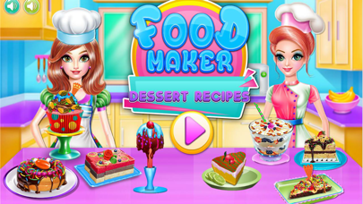 Food Maker - Dessert Recipes Screenshot