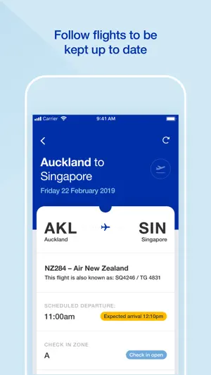 Auckland Airport official app screenshot 4