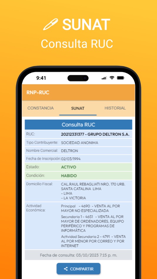 #3. RNP-RUC (iOS) 由: INGEOTECNIA CONSULTORES & EJECUTORES S.A.C.