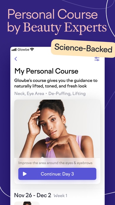 Glowbe – Face Yoga & Massage Screenshot