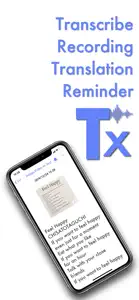 Texter - Recording, Transcript screenshot #4 for iPhone