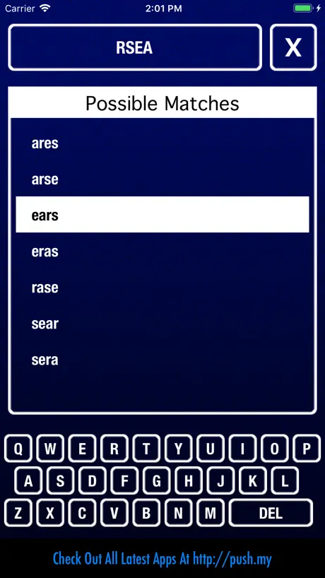 Word Scramble Solver