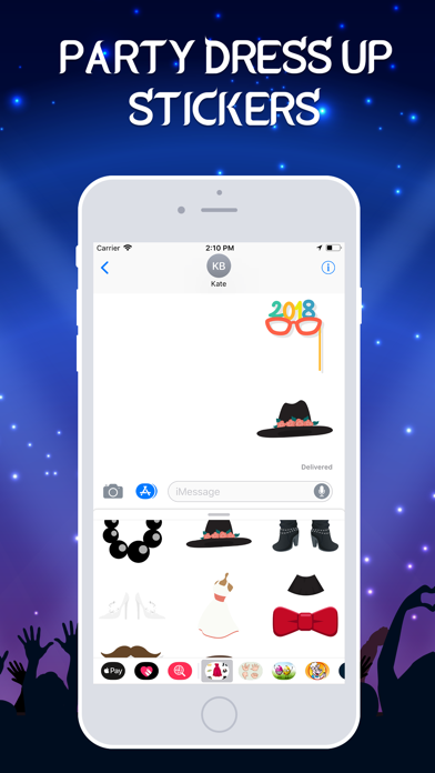 Party Dress Up Emojis Screenshot