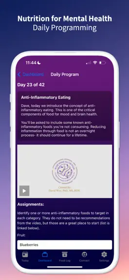 Game screenshot Wise Mind Nutrition hack