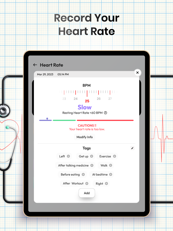 Screenshot #6 pour Blood Pressure: BP Monitor Log
