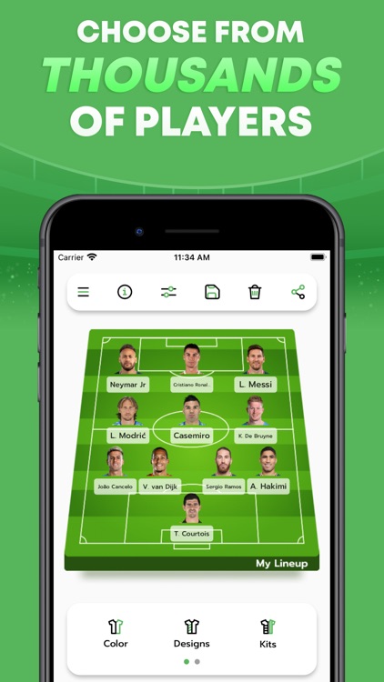 My Lineup - Lineup Builder