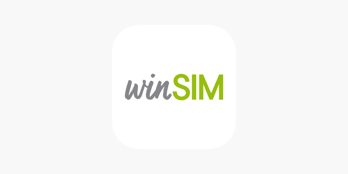 winSIM Servicewelt im App Store