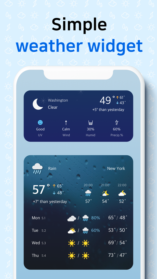 #9. Weather Screen-Widget & Radar (iOS) 由: ideal app team
