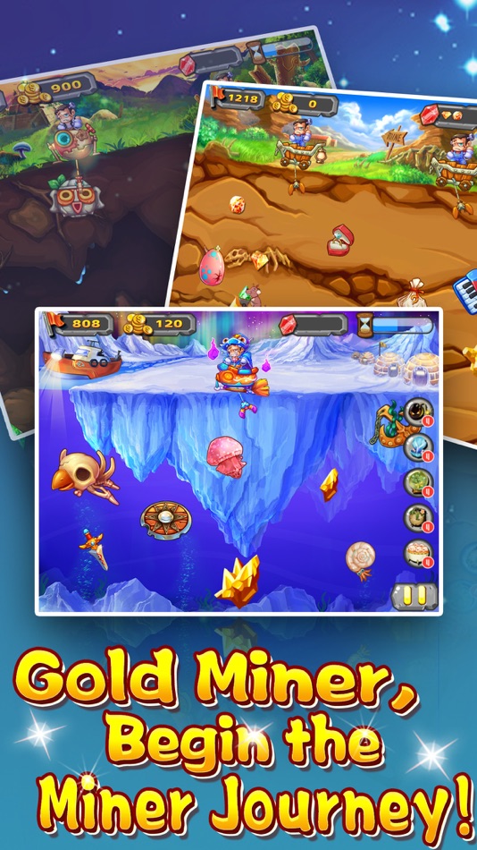 #1. Gold Miner - gold mining game (iOS) 由: 欢 饶
