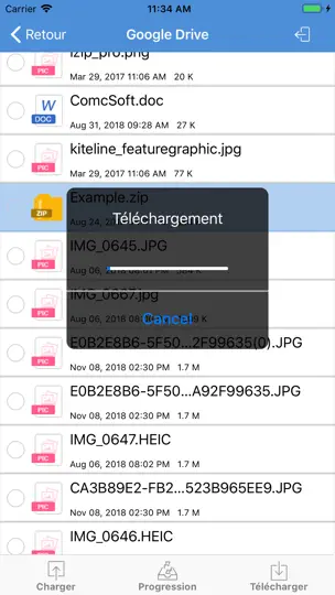 Capture d'écran de IZip - Zip Unzip Unrar sur iPhone 10