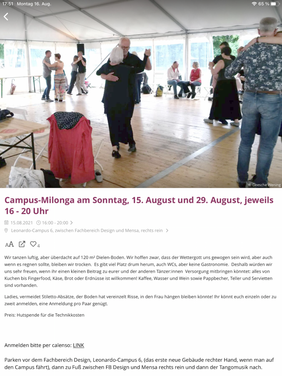 Screenshot #5 pour Hoy Tango Münster (Westf.)